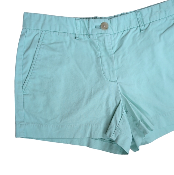 Gap Cotton Short Shortie Shorts 4 Bright Seafoam - Picture 10 of 16